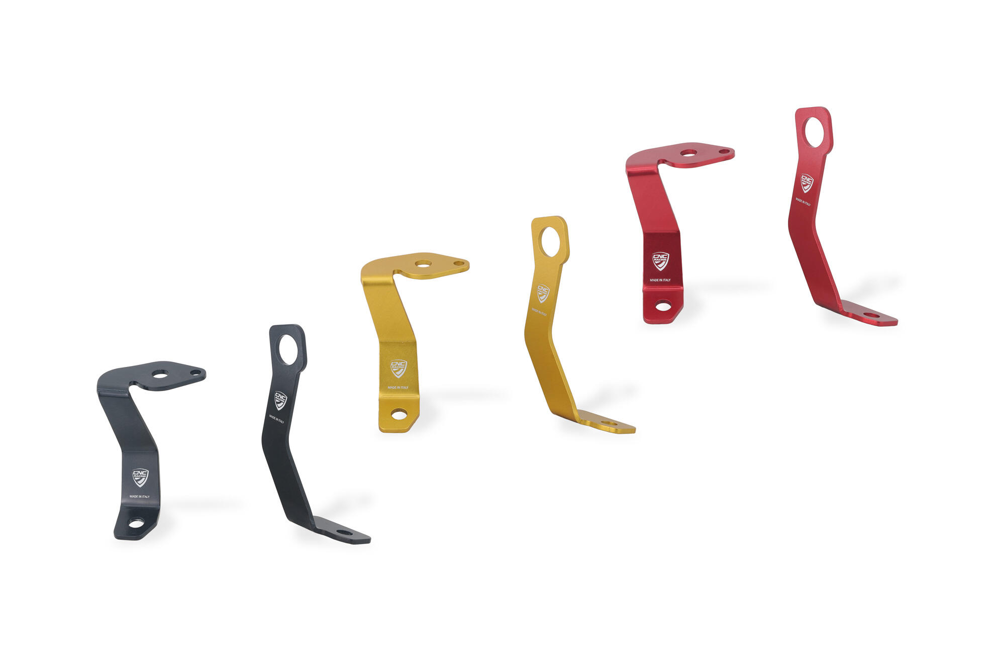 CNC Racing Aluminum Front Reservoir Brackets for Moto Guzzi V100 Mandello CNC Racing Aluminum Front Reservoir Brackets for Moto Guzzi V100 Mandello